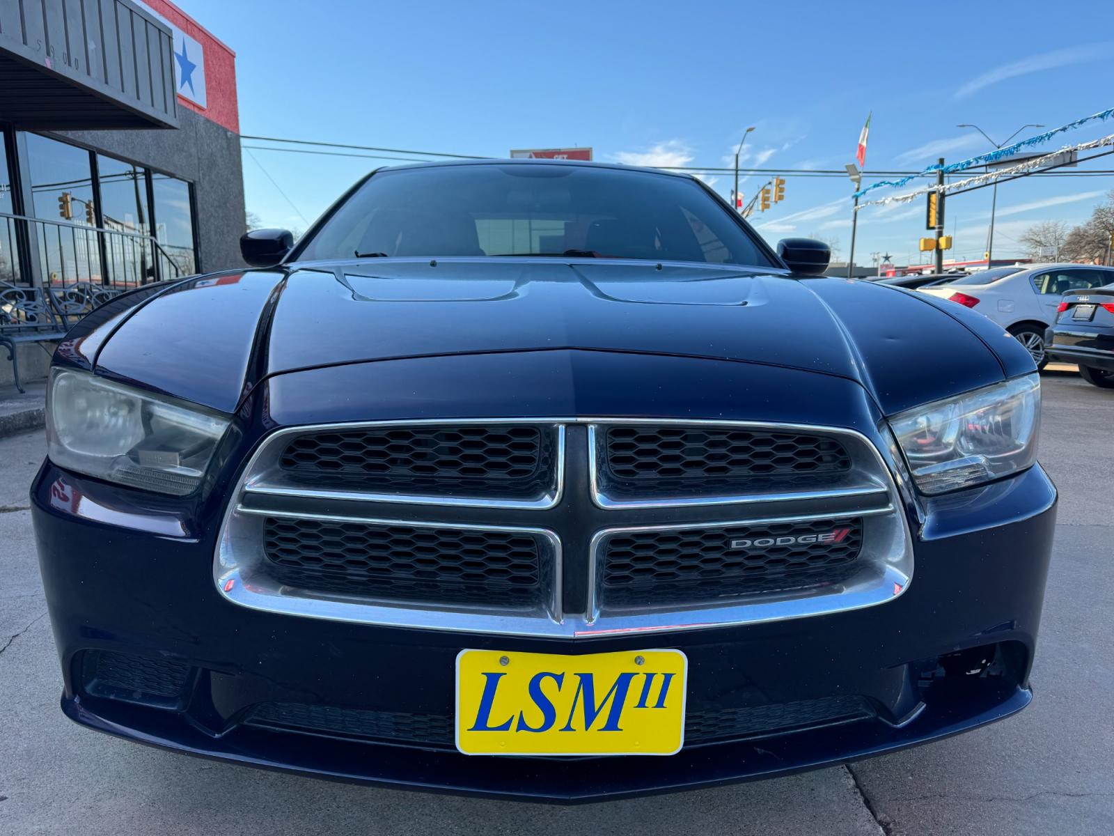 2014 BLUE /Gray DODGE CHARGER SE 4dr Sedan (2C3CDXBGXEH) with an 3.6L V6 engine, Automatic 5-Speed transmission, located at 5900 E. Lancaster Ave., Fort Worth, TX, 76112, (817) 457-5456, 0.000000, 0.000000 - This is a 2014 Dodge Charger SE 4dr Sedan that is in excellent condition. All power windows, door locks and seats. Ice cold AC for those hot Texas summer days. It is equipped with a CD player, AM/FM radio, AUX port, Bluetooth connectivity and Sirius XM radio capability. Apply for financing today! - Photo #1